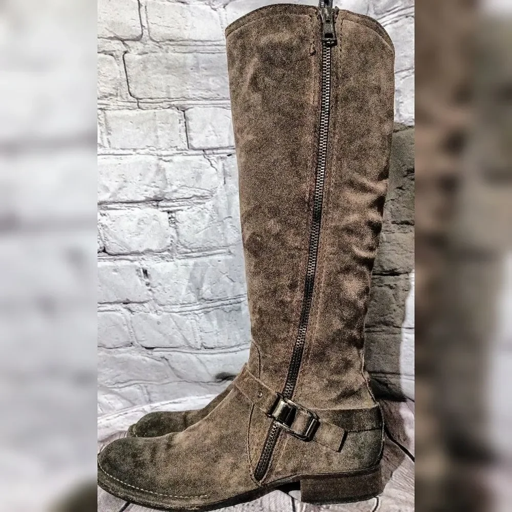 Alberto Fermani Suede Boots - Brown